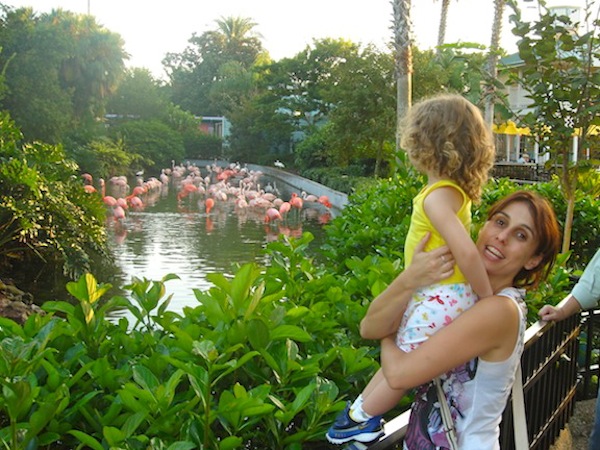 Eu e a filhada na primeira "viagem azedinha" pra Orlando!