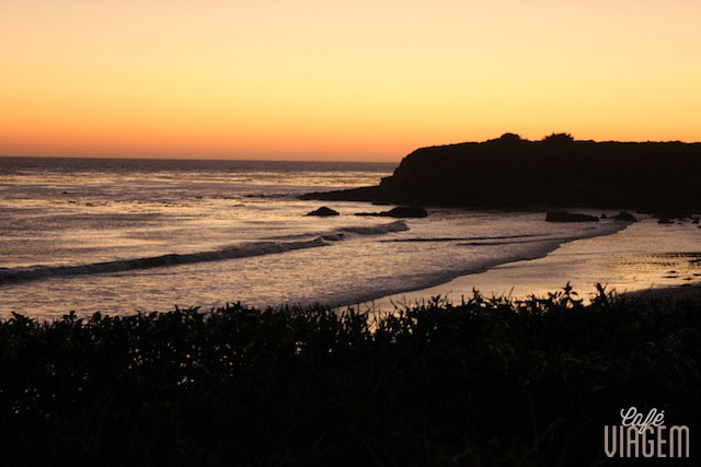 Fim de tarde na costa do Pacífico: fantástico!