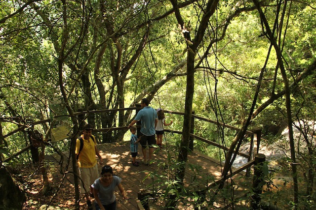 mirante para uma das cascatas