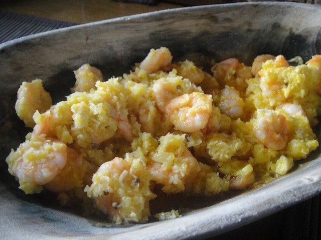 camarão com coco do Lua Marinha