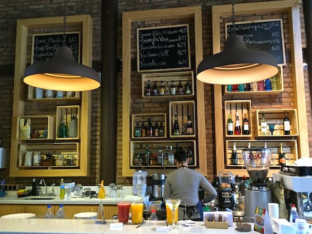 Ambiente inspirador do Containner Bistrot