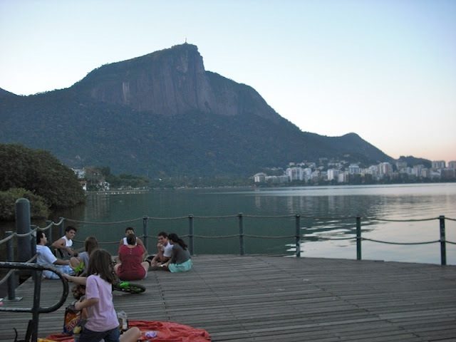 da Lagoa dá para ver o Cristo