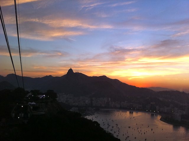 A vista lá de cima é impressionante