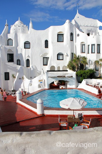 um dos recantos do hotel da Casapueblo