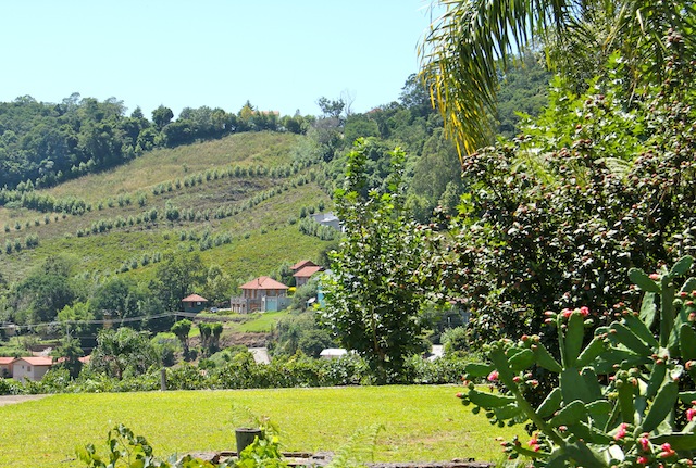 Pousada vista da nossa caminhada pelo Vale
