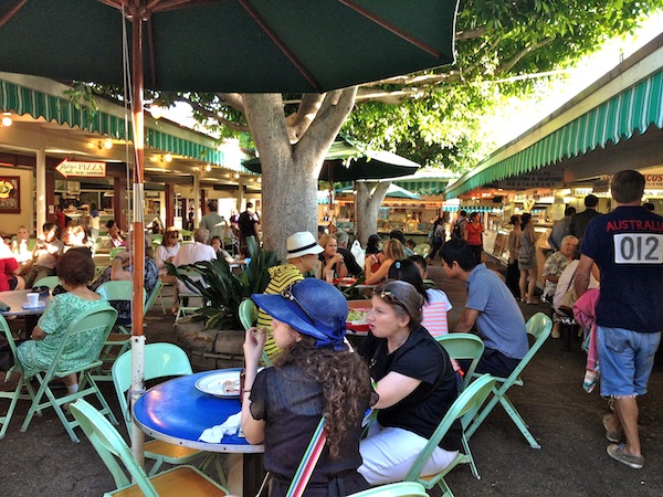 Lanchinhos e comidinhas no Farmers Market