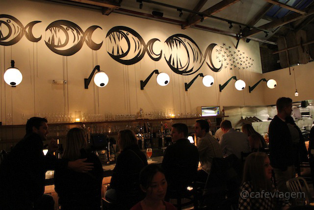 o bem frequentado restaurante Anchor & Hope