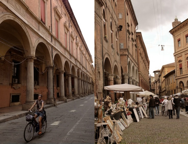 a caminho do Mercatino Antiquariato Santo Stefano