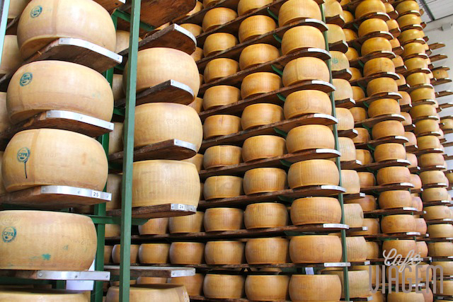 visita a produção do famoso parmigiano reggiano de Parma
