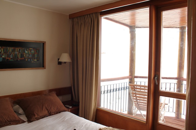 O quarto com sacada! Não era o nosso, mas recomendo.