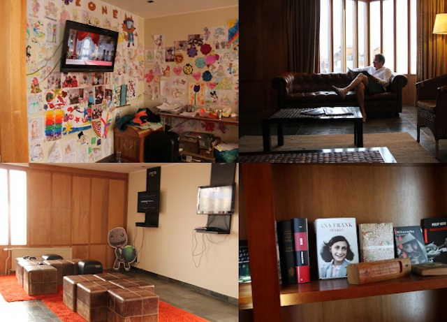a recreação e a sala de leitura!
