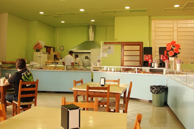ambiente old school da lancheria Nostro Sapore