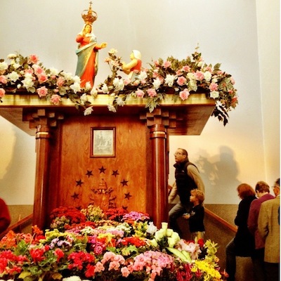 A imagem de Nossa Senhora de Caravaggio