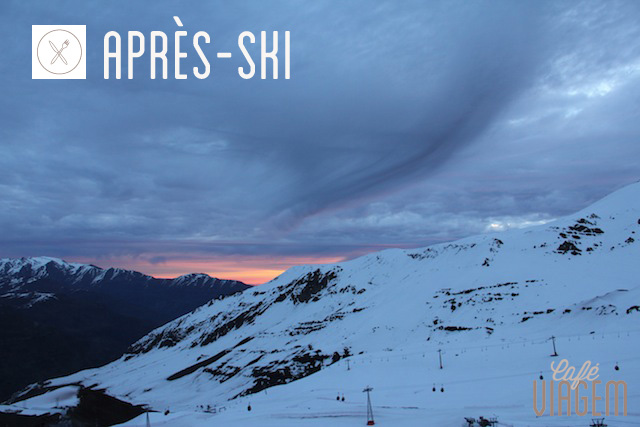 visual das janelas durante o après ski
