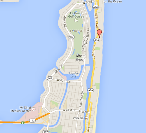 No meio: entre Bal Harbour e South Beach!