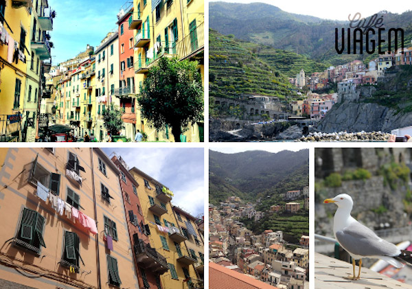Dia 2: última vila que visitamos: Manarola. Depois, trem para Monterosso e almoço por lá antes da partida.