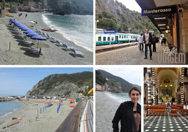 Monterosso, o melhor das cinco terras para pegar uma praia! E a que recomendamos para se hospedar e jantar.