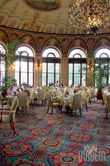 O sala "The Circle” onde é servido o famoso brunch dos domingos aberto ao público