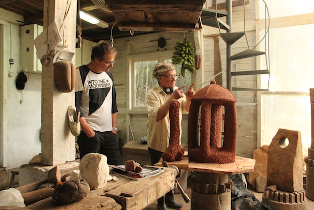 um atelier iluminado...