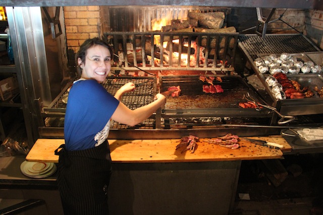 Pilotando a parrilla do Garcia!! Te mete!
