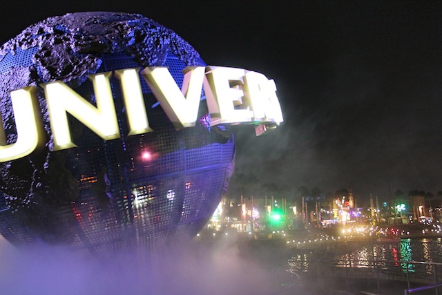 O famoso globo da Universal está no City Walk