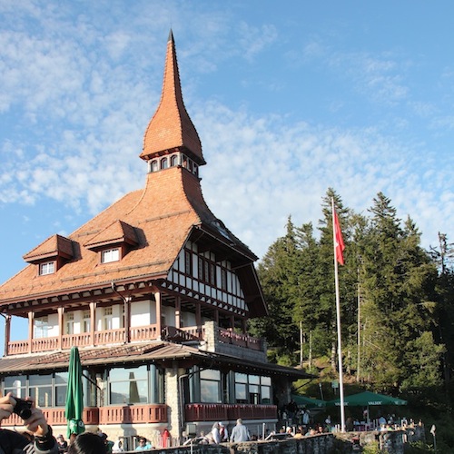 o restaurante no topo de Harder Kulm
