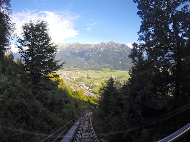 Subindo pelo funicular