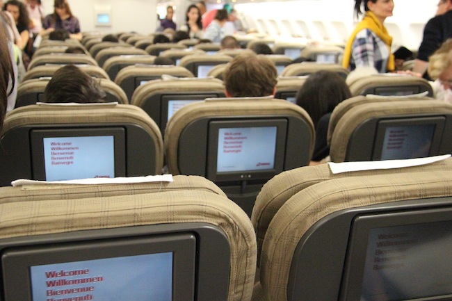 Voo na classe econômica da SWISS para o Brasil