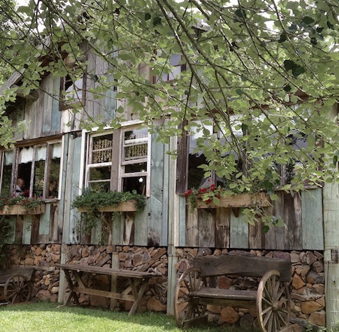 o delicioso restaurante Sabor Rural na propriedade da família Fioreze