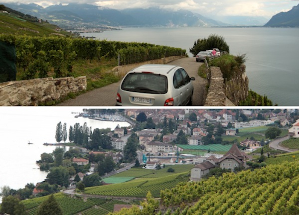 De carro pelas ruelas das vilas de Lavaux