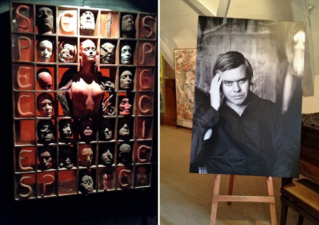 o artista jovem e suas criações estão expostas no Museu