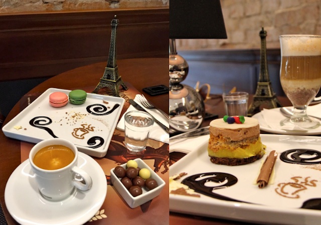 O melhor de tudo: o café com doces da Holic