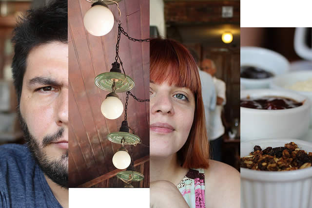 A Mariana e o Ruben, autores do Fora de Casa e dessa experiência #CafeViagem Rio