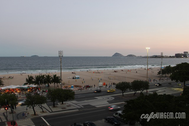 Sim, dá para passar o dia inteiro admirando a vista da varanda do quarto sem cansar!