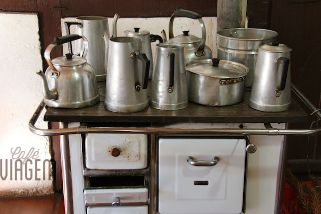 A cozinha da lancheria no Parque da Aldeia do Imigrante