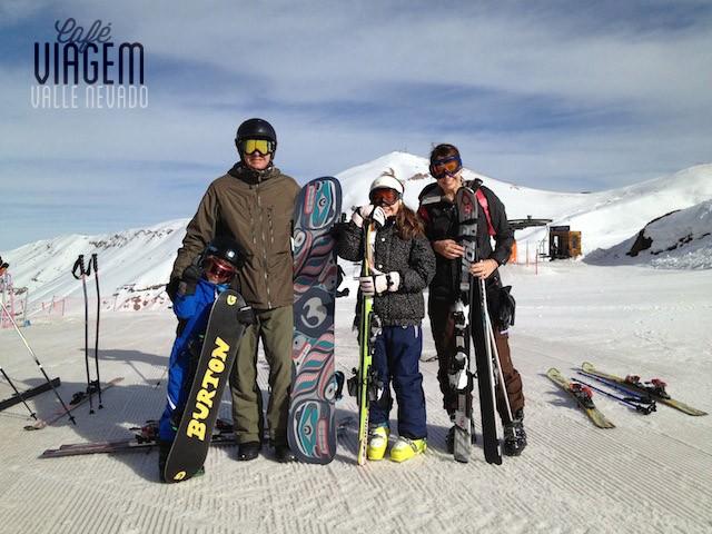Valle Nevado com filhos