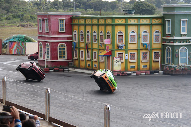 Um momento impressionante do show