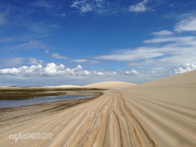 Apresento, a estrada de Jijoca para Jericoacara