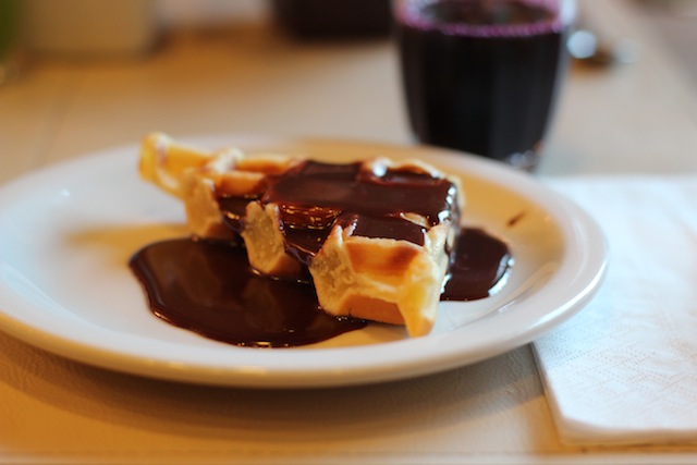 reserve um espaço para o Waffle