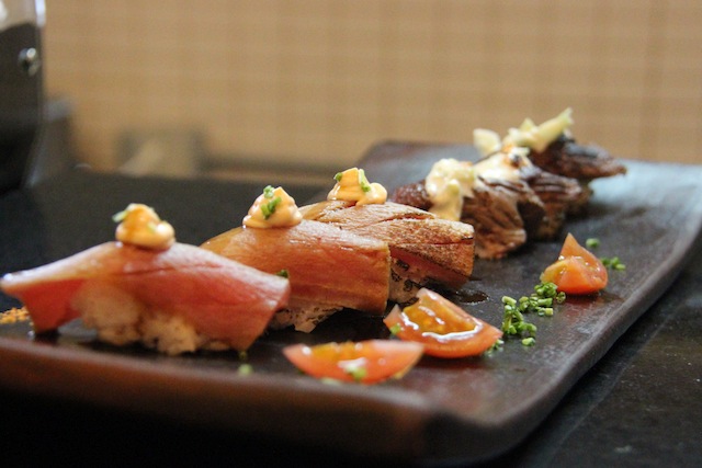 isso foi um escândalo !! Já comeu sushi de carne?