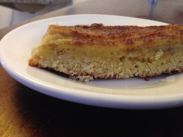 um clássico de Jeri, a torta de banana