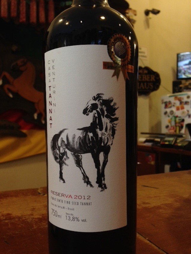 O tannat brasileiro (com personalidade uruguaia!) da Casa Venturini. Segundo o Paulo, eleito o Melhor Tannat do Brasil em premiações internacionais e nacionais