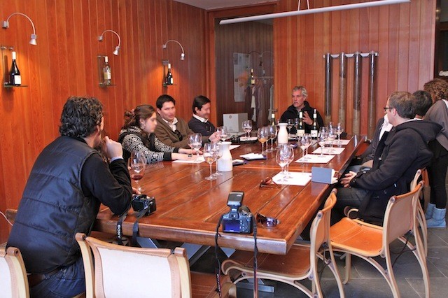 degustação na Viña Matetic