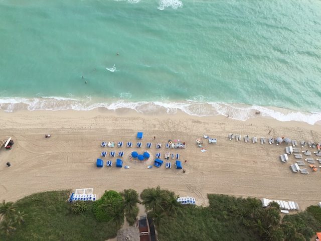 A vista do Double Tree
