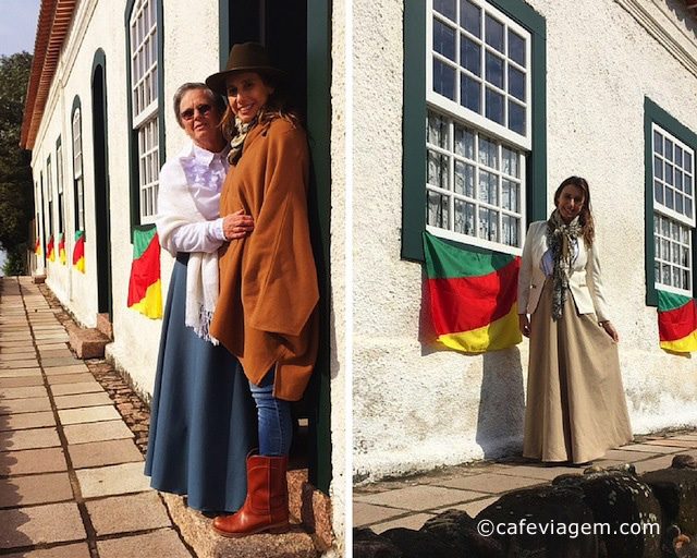 Na Casa Gomes Jardim com Íris Leão e desfilando de prenda