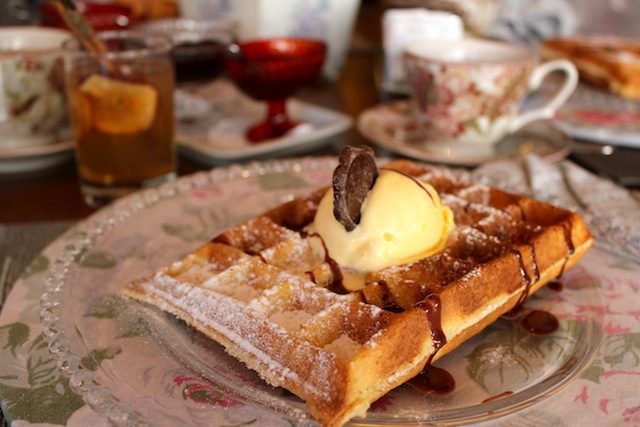 waffle do Casa da Montanha