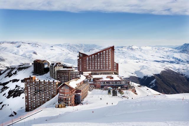 Valle Nevado com crianças