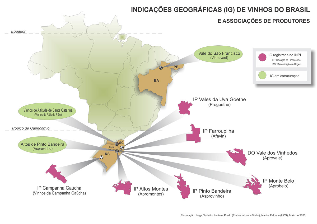 Indicações Geográficas Vinho Brasil
